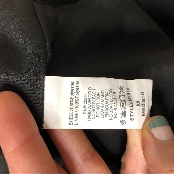 Mustard Seed Solid Lace Bell Sleeve Black M NWT - Picture 8 of 8